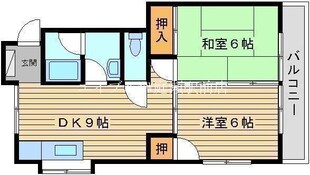 コーポアイランドの物件間取画像